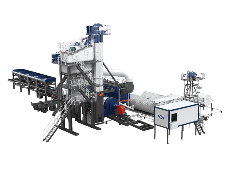 Zespół maszyn do produkcji mieszanek mineralno-asfaltowych