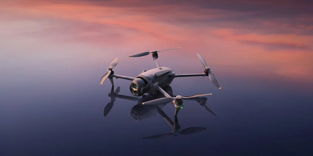 Dron wykorzystywany podczas szkolenia A2